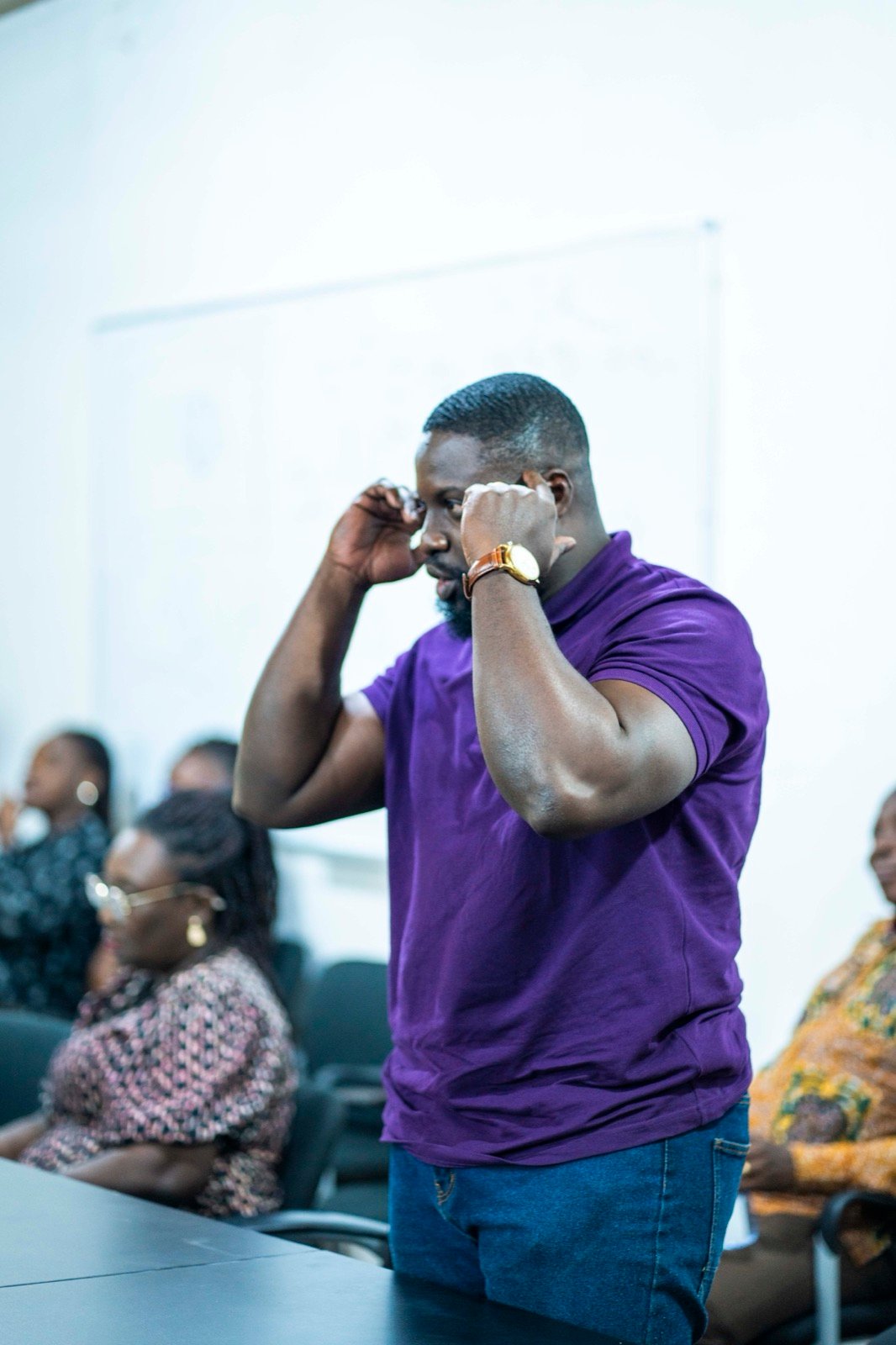 Facilitator Leading a Training Session